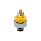 Eaton 15-Amp 125-Volt Yellow 3-Wire Grounding Plug