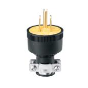 Eaton 15-Amp 125-Volt Black 3-Wire Plug