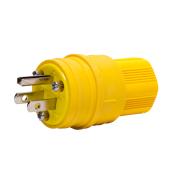 Eaton Arrow Hart 15-Amp 125-Volt Yellow 3-Wire Grounding Plug