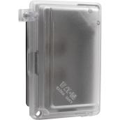 Eaton While-In-Use Clear Cover 1-Gang Weather Protective 3.96 x 5.88-in