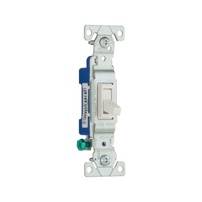 EATON Toggle Switches Single Pole 15 Amp 120 V with Locator Light - Pack of 10
