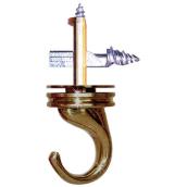 Swivel Ceiling Hook - Steel - Antique Brass