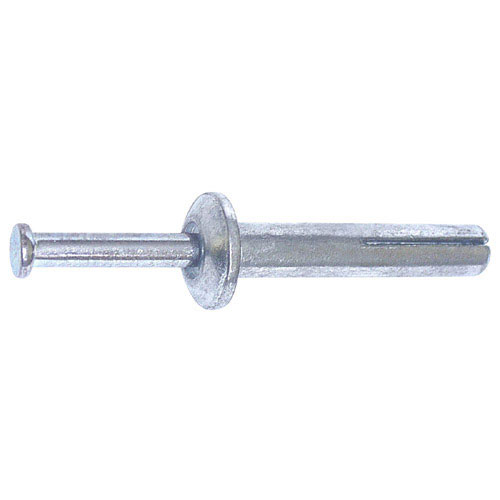 Cobra Zinc-Plated Drive Nail Anchors - 1/4-in Dia x 1 1/2-in L - Flat Head - 15 per Pack - 276-lb Weight Capacity