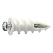 Cobra WallDriller Drywall Anchor - #6 x 1-in - 50 Per Pack - Screws Included