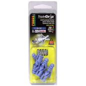 Cobra TripleGrip Anchors - #10 - Plastic - 6 Per Pack - Screws Not Included