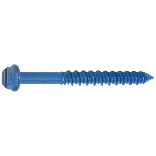 Cobra Hex Head Concrete Screws - 1/4-in Dia x 3 1/4-in L - 10 Per Pack