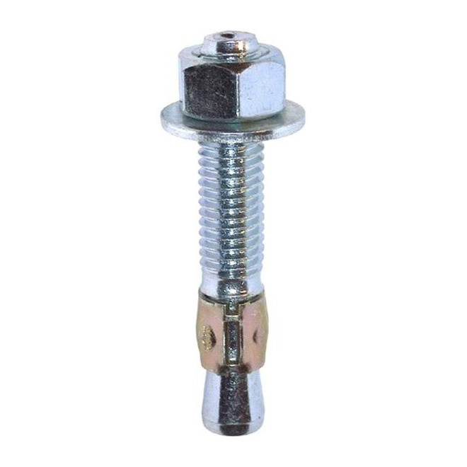 Ancrages à béton Parawedge de Cobra, 3/8 po de diamètre x 3 po L., acier, boîte de 50