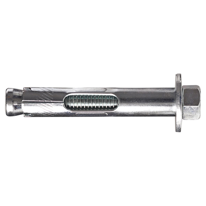 Ancrages à maçonnerie Parasleeve de Cobra, 5/8 po de diamètre x 4 1/4 po L., boîte de 10, acier, calibre moyen