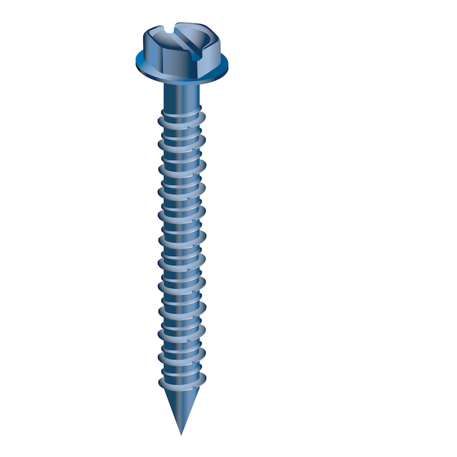 Cobra 100-Pack 5-in x 1/4-in Concrete Screws