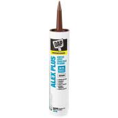 Scellant ALEX PLUS, latex acrylique et silicone, 300 ml, brun