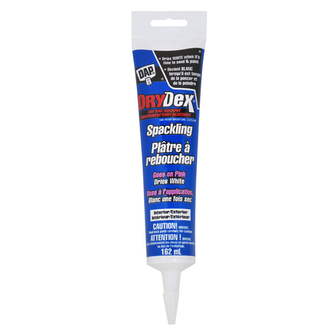 DAP DryDex 162-mL Indoor/Outdoor Ready to Use Spackling with Pink Dry Time Indicator