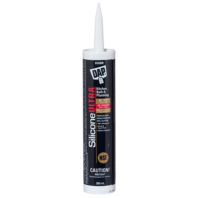 Silicone Ultra Sealant - Kitchen and Bathroom - 300 mL - Clear