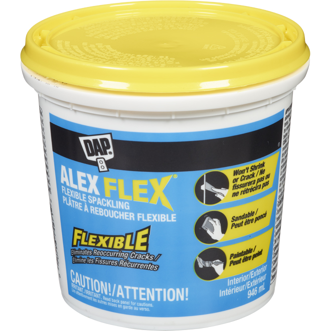 Plâtre à reboucher DAP(MD) AlexFlex, 946 ml, blanc