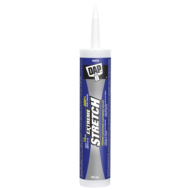 DAP Extreme Stretch 300-ml White Elastomer Sealant