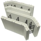 Plasti-Fab Advantage ICF Corner Wall Block - 45° - Polystyrene - 6-in - R22