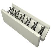 Plasti-Fab Advantage ICF Brick Ledge Block - Polystyrene - 6-in - R22