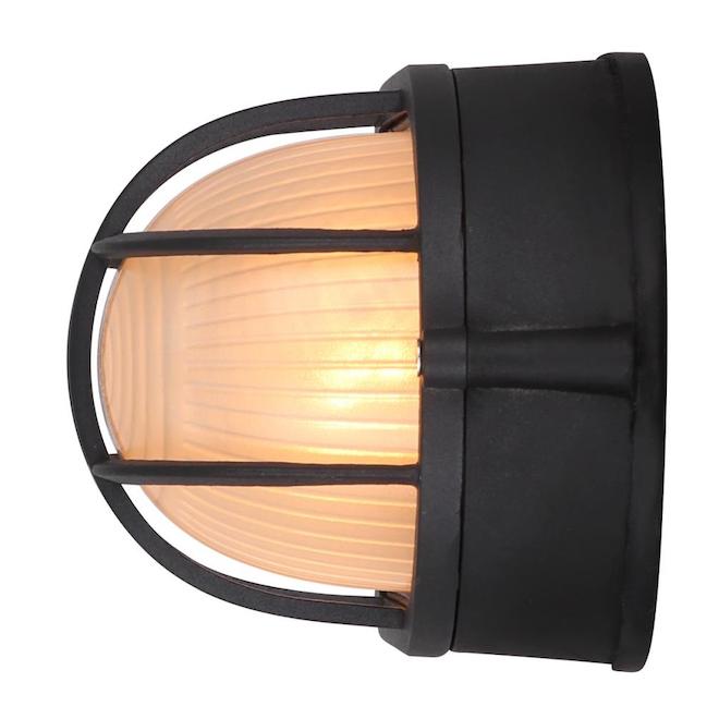 Canarm Marine Black Matte Outdoor Wall Sconce - 8.5-in x 4.25-in - 60W