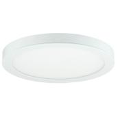 Plafonnier circulaire, éclairage DEL intégré, blanc