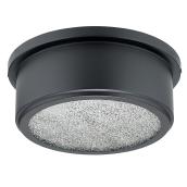 1-Pack 10-in Taye by Globe Electric - Black - Transitional Style - Incandescent Bulb Flush Mount Light