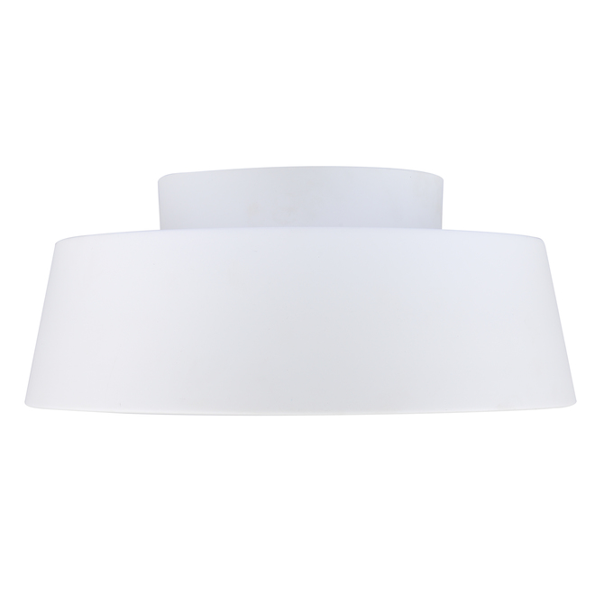 Canarm Adira Flush Mount Ceiling Light - Integrated LED - 22 W - 14-in - Metal/Acrylic - White