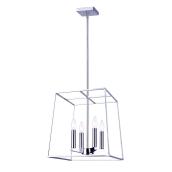 Canarm Coco 4-Light Chrome Cage Chandelier