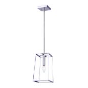 Canarm Coco 1-Light Chrome Geometric Pendant Light