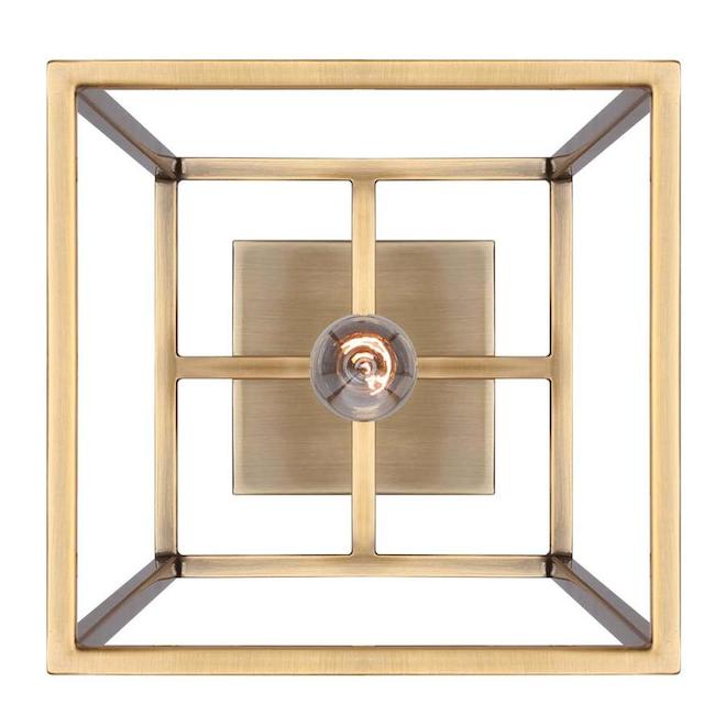 Canarm Coco 1-Light Gold Geometric Pendant Light