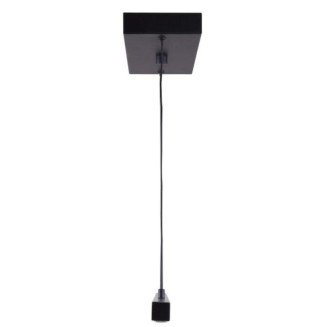 Canarm Maxton 1-Light Matte Black Integrated LED Chandelier