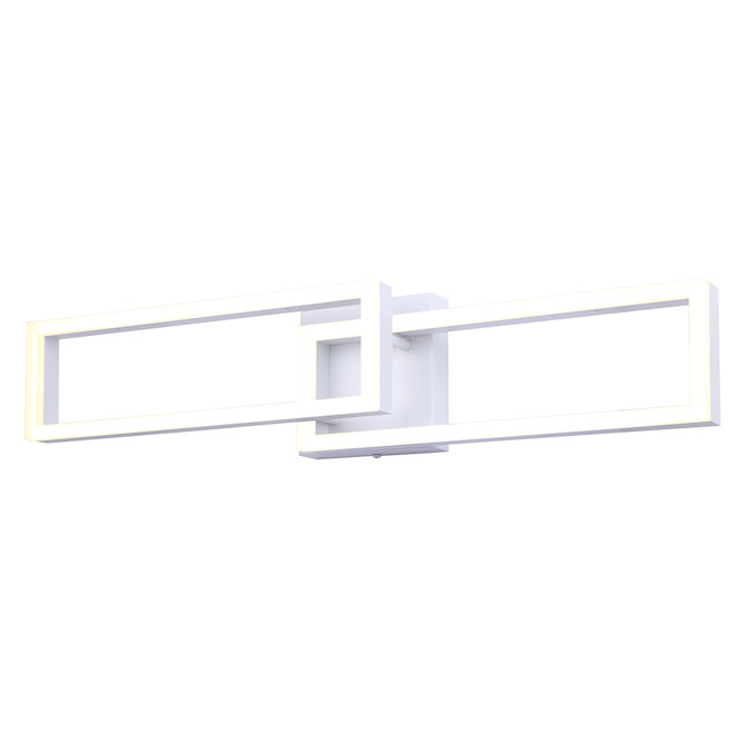 Canarm Marcel Vanity Light, White Finish, 30 W Integrated LED, 1750 lm, Dimmable