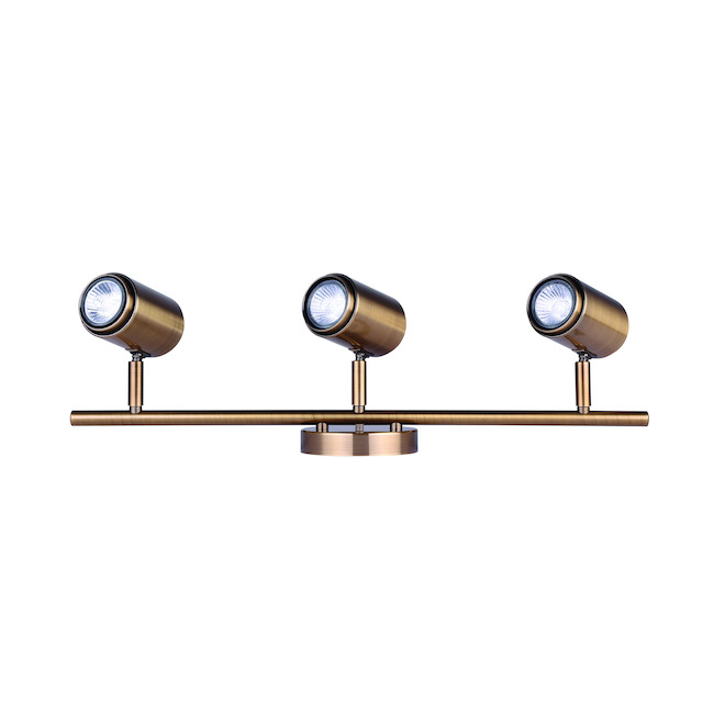 Rail d'éclairage, Canarm Mayda, 3 lumières 23 po dimmable or