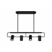 Canarm Leal 4 Lights 31-in Dimmable Matte Black Tack Light