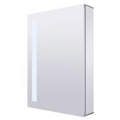 Canarm 19.7-in 7 W Aluminum LED Mirror Light Medicine Cabinet