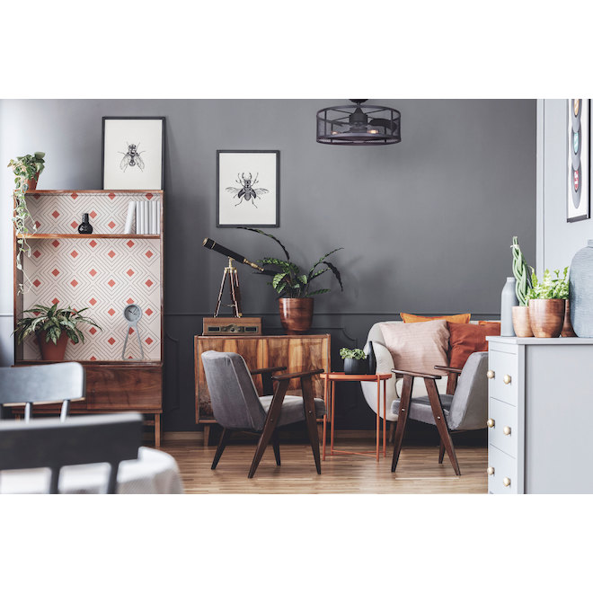 Canarm Arris II 24-in Oil-Rubbed Bronze 3-Light 60 W 3-Blade Ceiling Fan