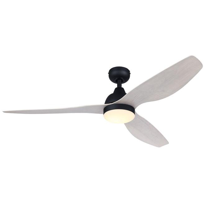 Image of Canarm | Hendrix LED 52-In LED Matte Black Ceiling Fan With Remote Control | Rona