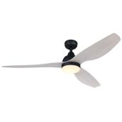 Canarm Hendrix LED 52-in LED Matte Black Ceiling Fan with Remote Control