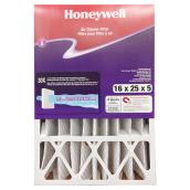Honeywell Air Filter - Electrostatic - Pleated - MERV 11 - 25-in L x 16-in W x 5-in T