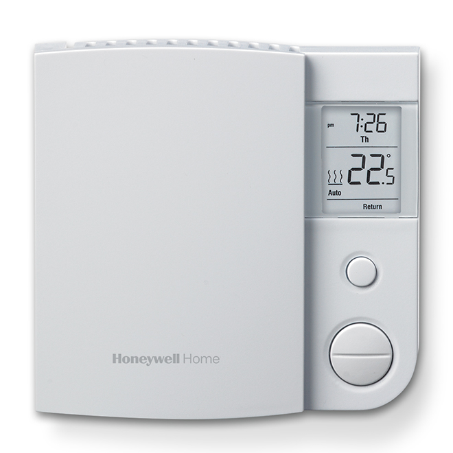 Thermostat Wi-Fi rétroéclairé pour chauffage électrique – Blanc – Connect