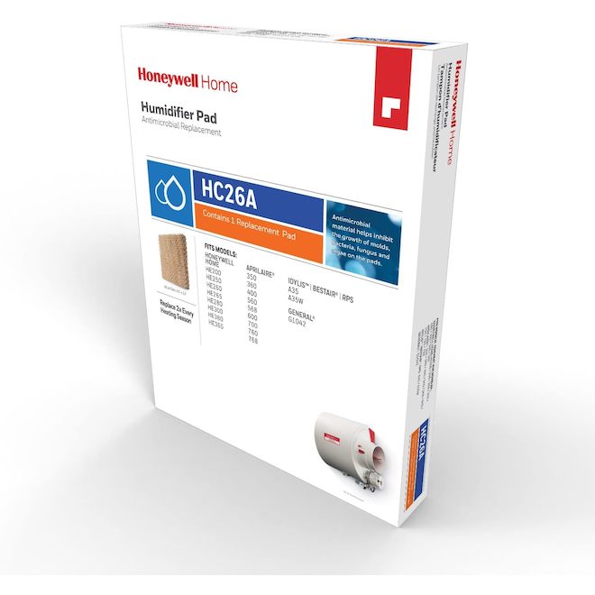 Honeywell Home Paper Anti-Microbial Humidifier Pad - 1.6 x 13-in