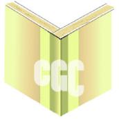 Cornière extérieure CGC, angle métallique de 90° avec face de papier, garantie à vie