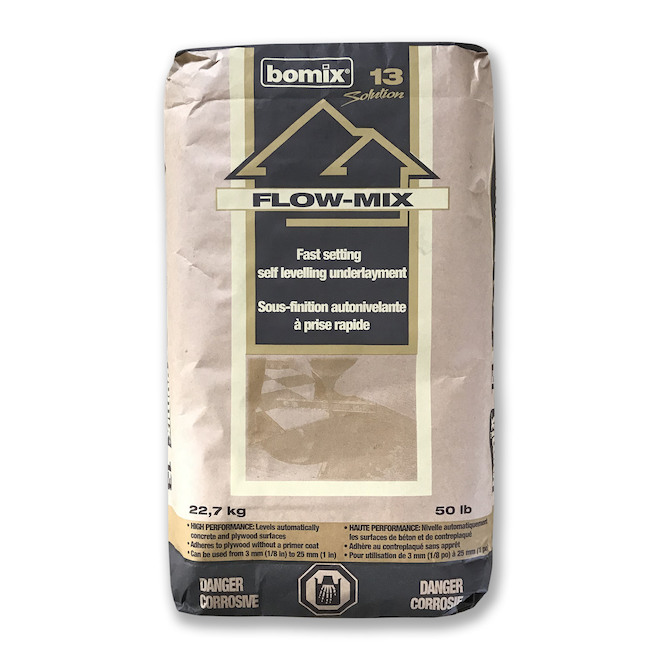 Bomix Flow-Mix Fast-Setting Self-Levelling Underlayment - 22.7-kg