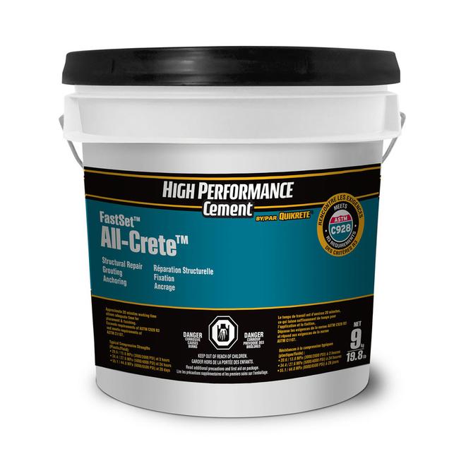 HPC Quikrete All-Crete Structural Repair - 9-kg Pail