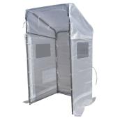 Portico Winter Shelter - Galvanized Steel - Snow Skirt Included - 4-ft L x 4-ft W
