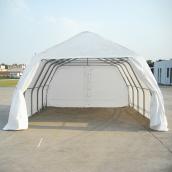 Project Source Large Car Shelter - Polyethylene Fabric - Galvanized Steel Frame - Quick Connect Style