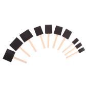 Project Source 10-Pack Foam Assorted Multiple Sizes Paint Brushes
