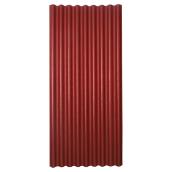 Corrugated Roofing Panel - 36" x 79" - Red