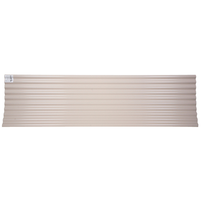 Tuftex SeaCoaster 2.2-ft x 8-ft Corrugated PVC Plastic Roof Panel