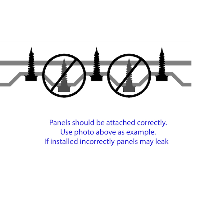 Tuftex DeckDrain 26-in x 10-ft Opaque Tan Under Deck Ceiling Panel