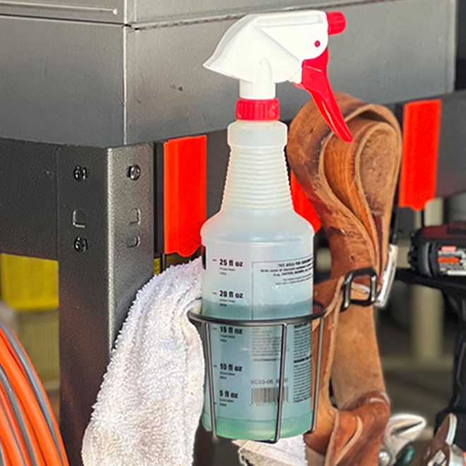 Gator Magnetics Magnetic Cup Holder 4 x 5 x 9-in with 25-lb Capacity - Black