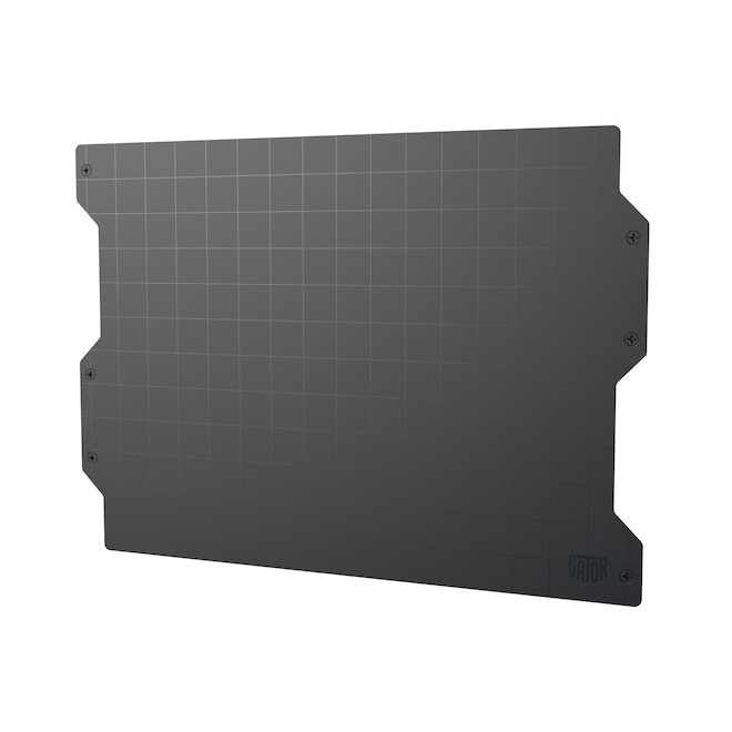 Gator Magnetics Wall Panel for Storage in Steel 16.8 x 12-in - Black