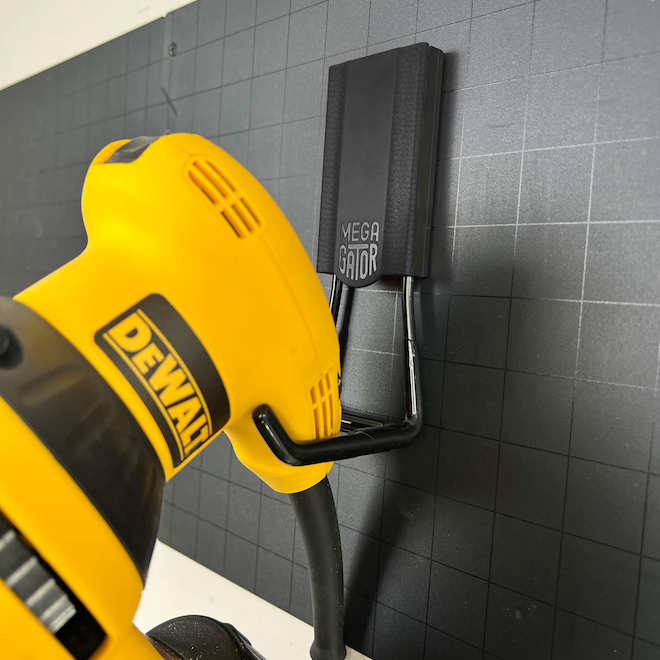 Gator Magnetics MEGA Magnetic Open Hook 3-in with 45-lb Capacity - Black